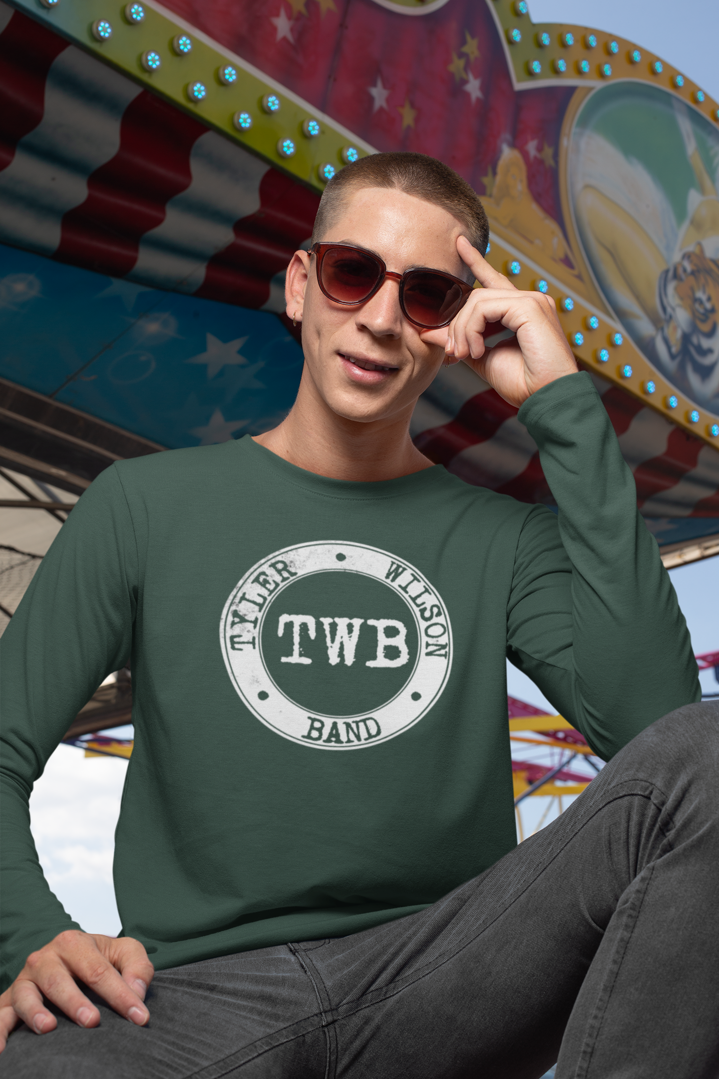 Tyler Wilson Band TWB Logo Long Sleeve T-Shirt – Fat Dave