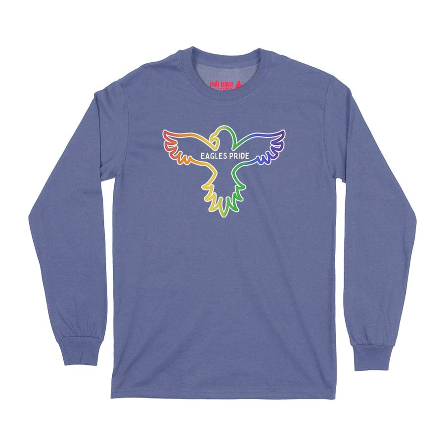 St. Johns College Gay Straight Alliance Long Sleeve T-Shirt Small Purple