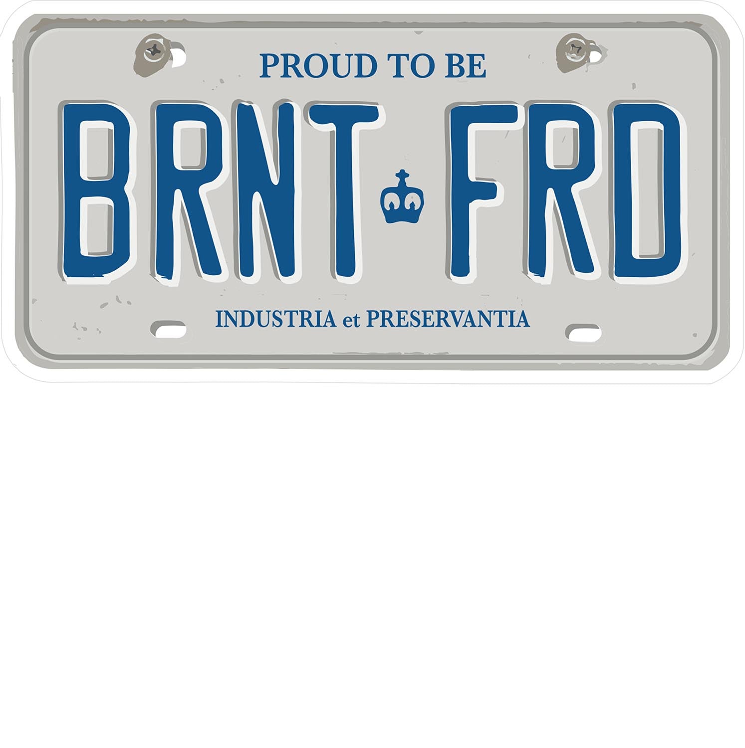 Brantford License Plate