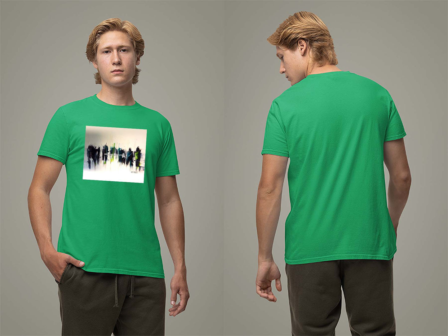 Art Project T-Shirt Small Irish Green