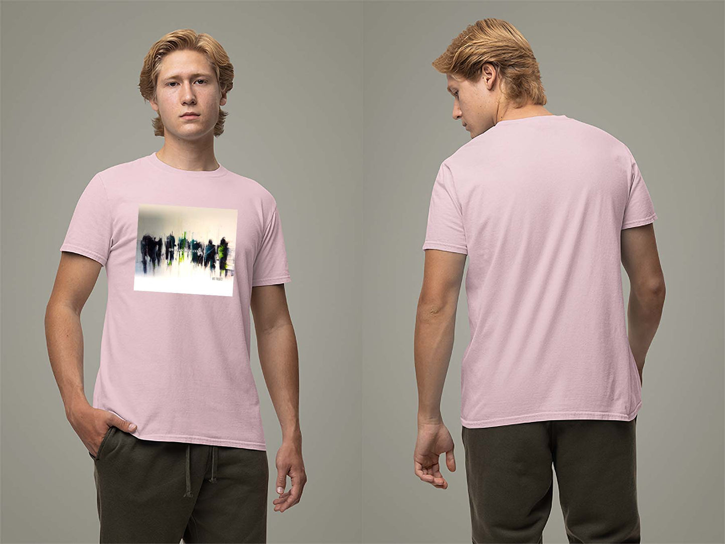 Art Project T-Shirt Small Light Pink