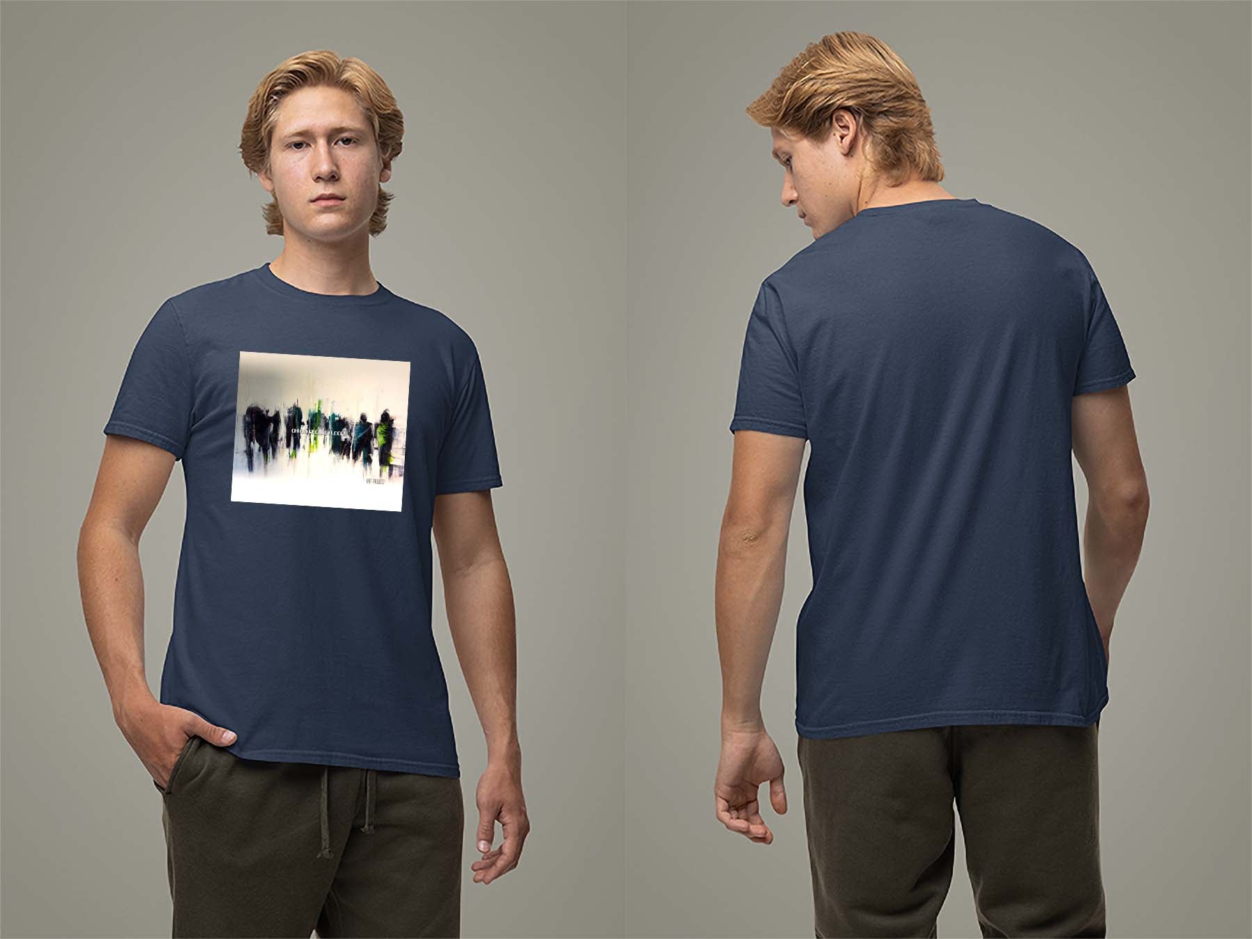 Art Project T-Shirt Small Navy