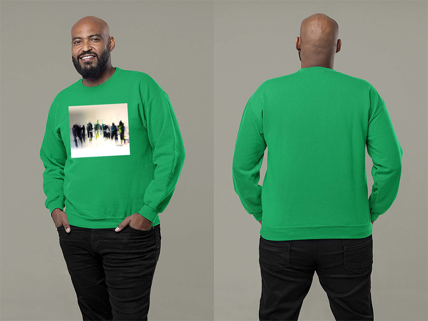 Art Project Sweatshirt Small Irish Green