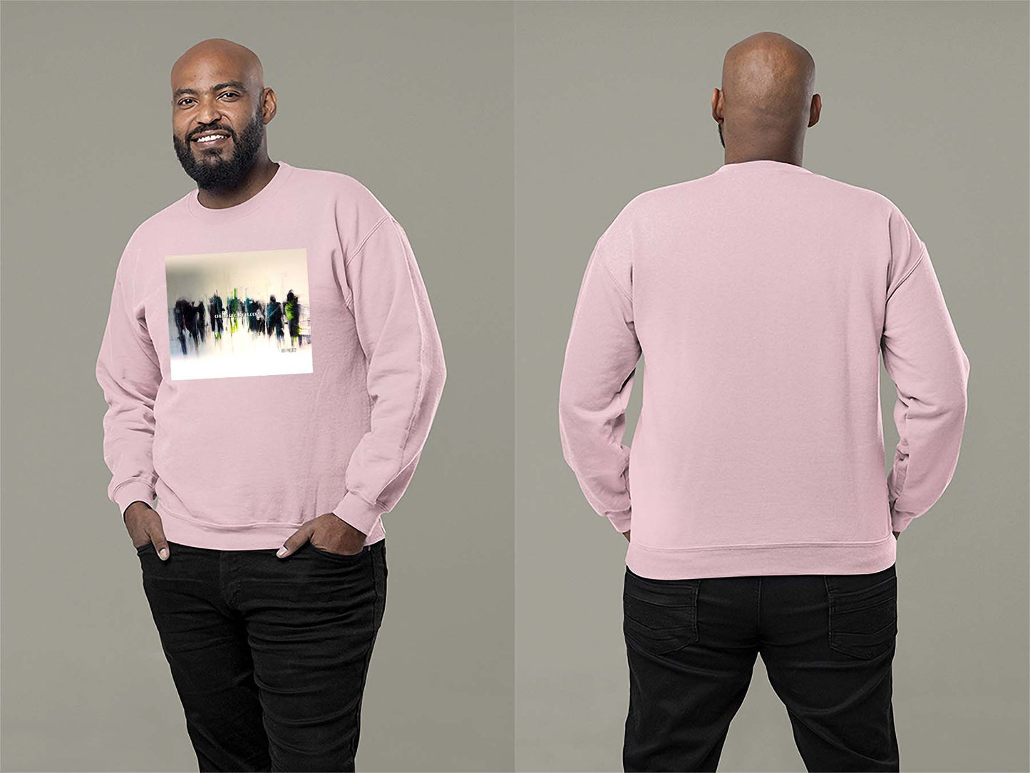 Art Project Sweatshirt Small Light Pink