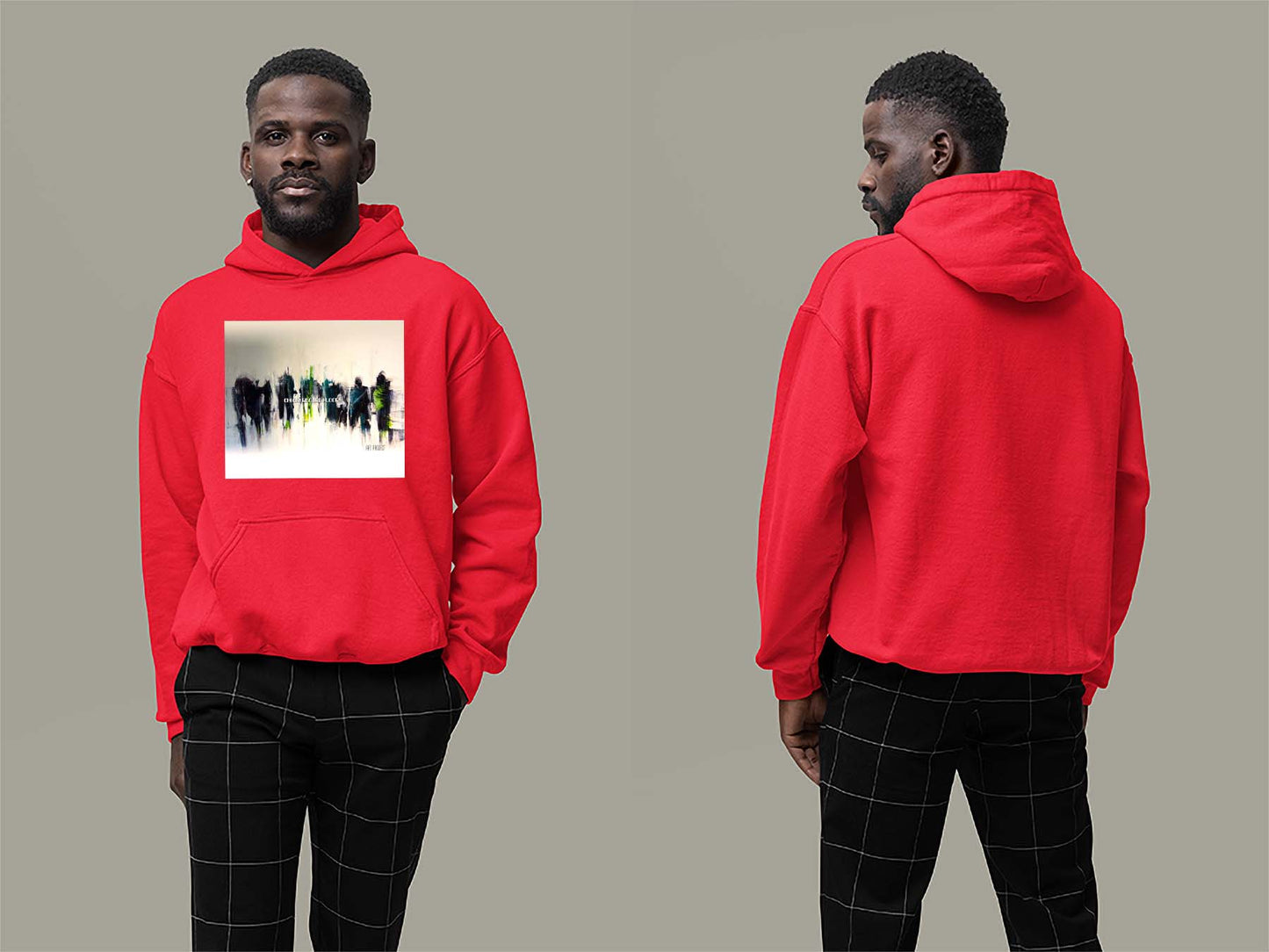 Art Project Hoodie Small Red