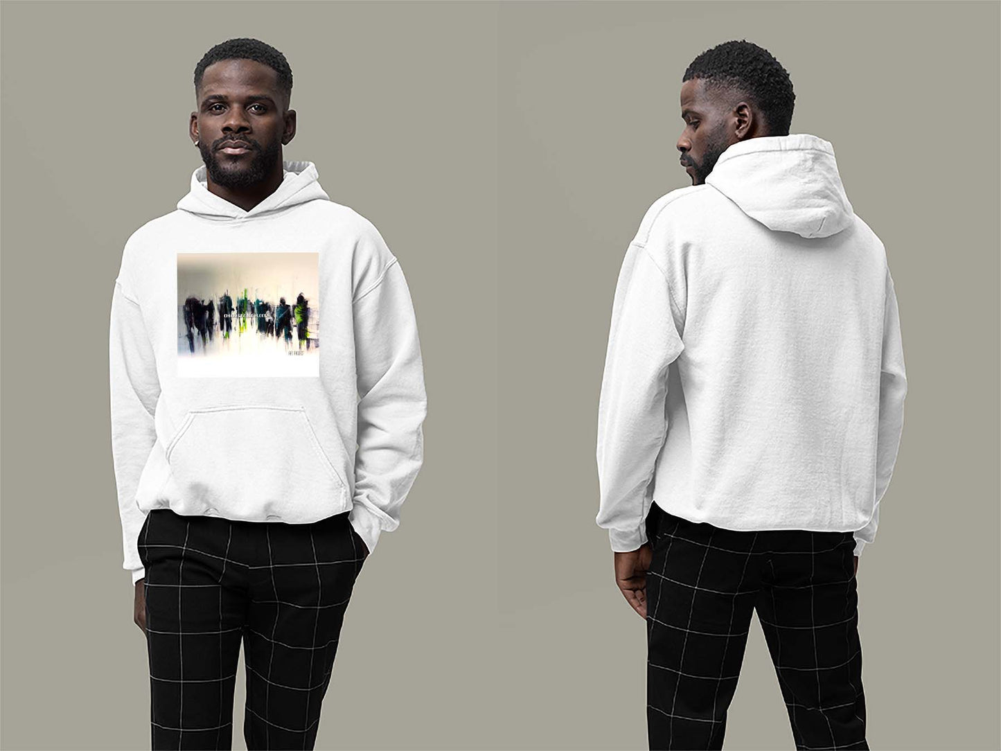 Art Project Hoodie Small White
