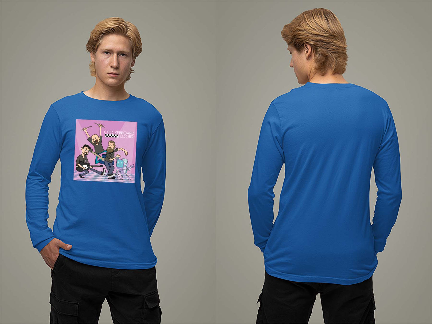 Band Cartoon '23 Long Sleeve Small Royal