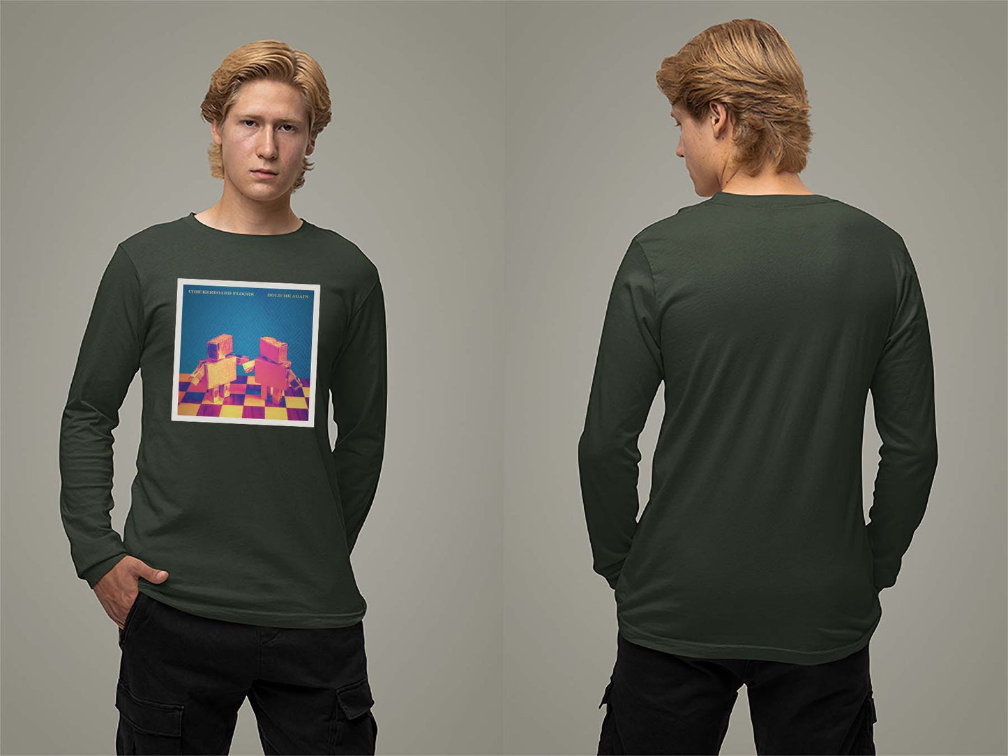 Hold Me Again Long Sleeve Small Forest Green