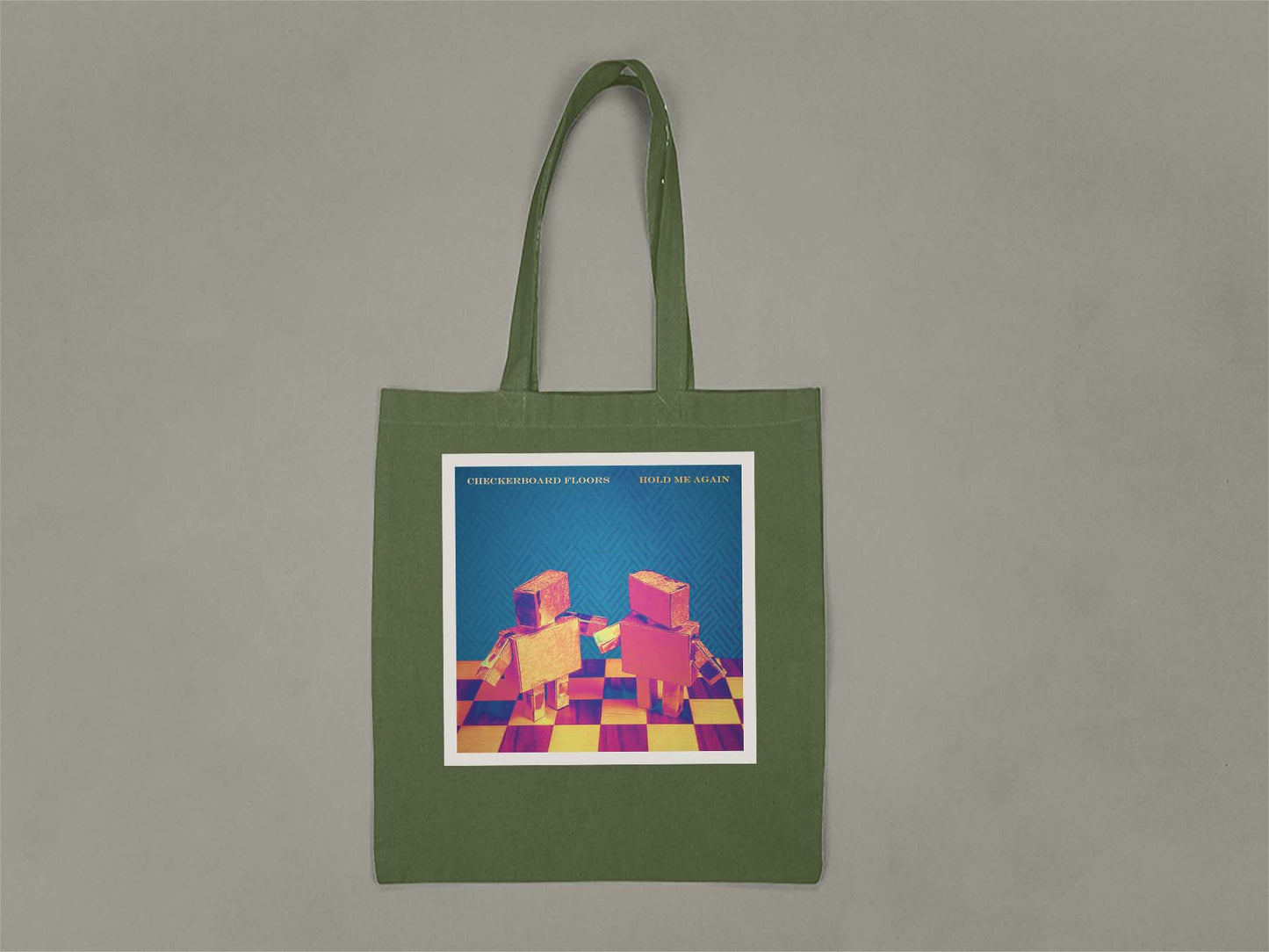 Hold Me Again Tote Bag  Forest Green