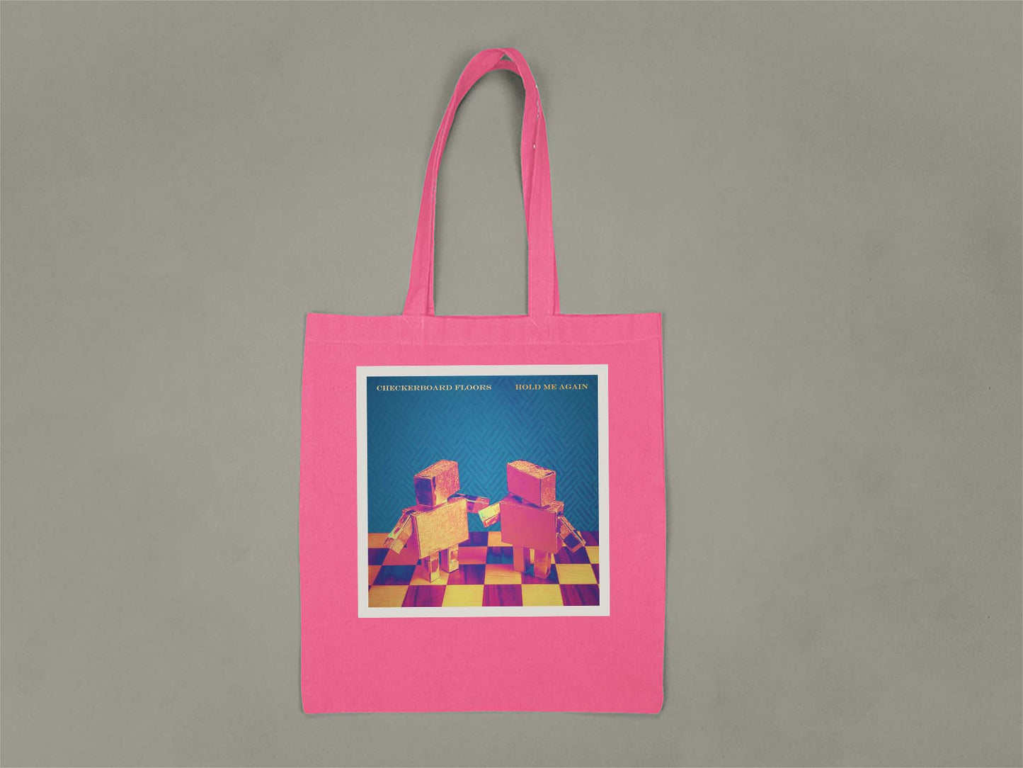 Hold Me Again Tote Bag  Hot Pink