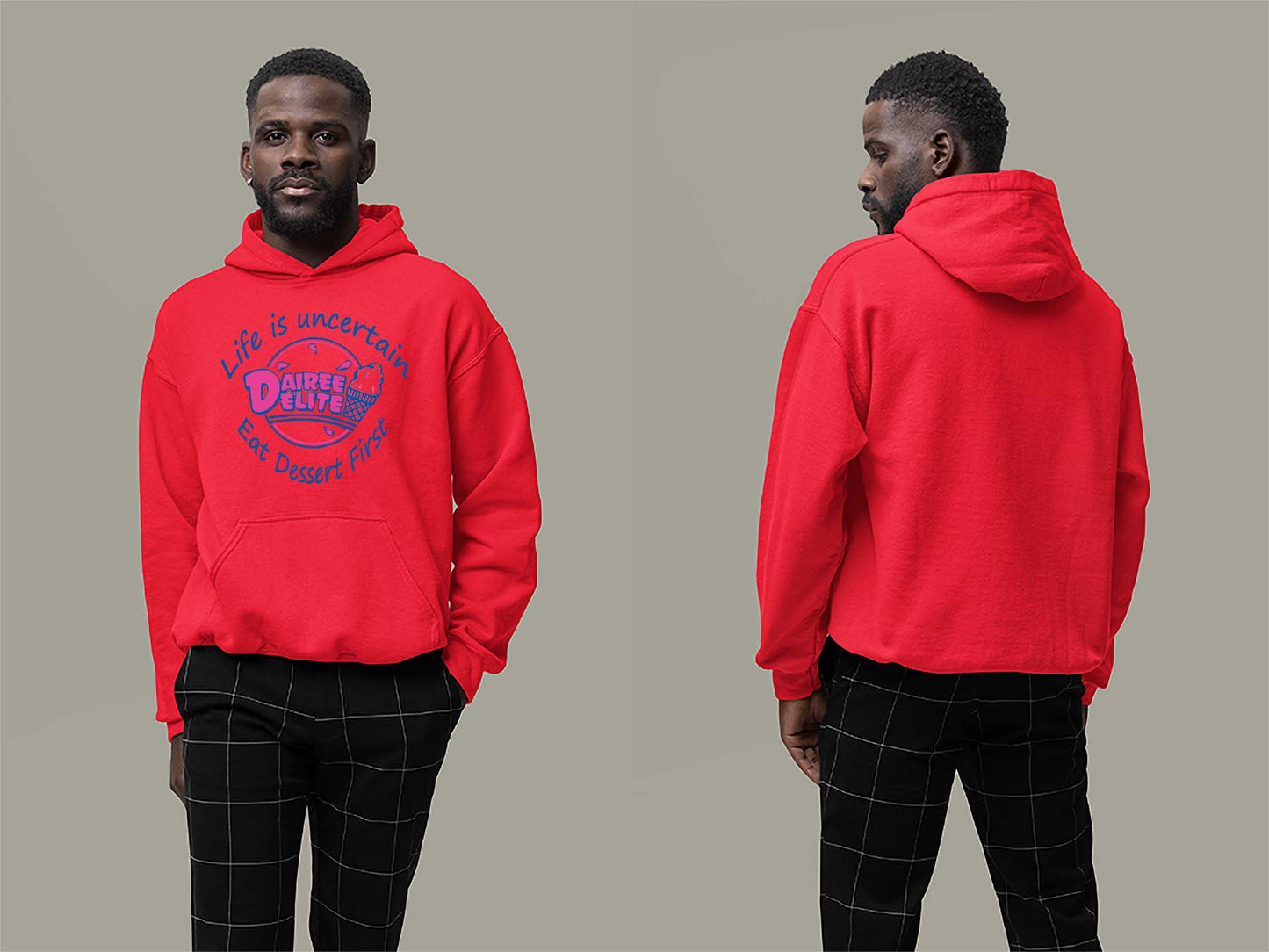Logo Hoodie Small Red