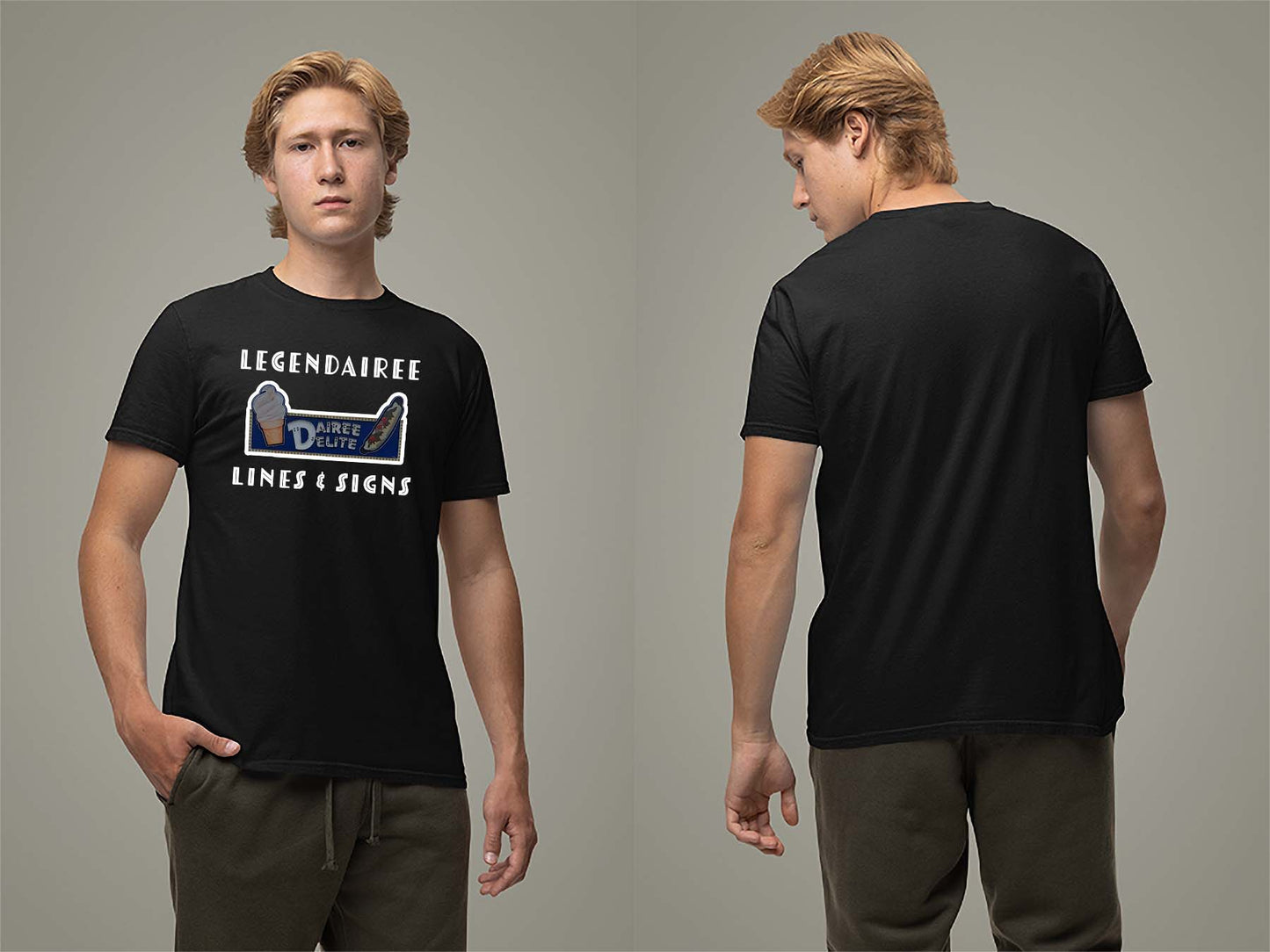 Legendairee T-Shirt Small Black