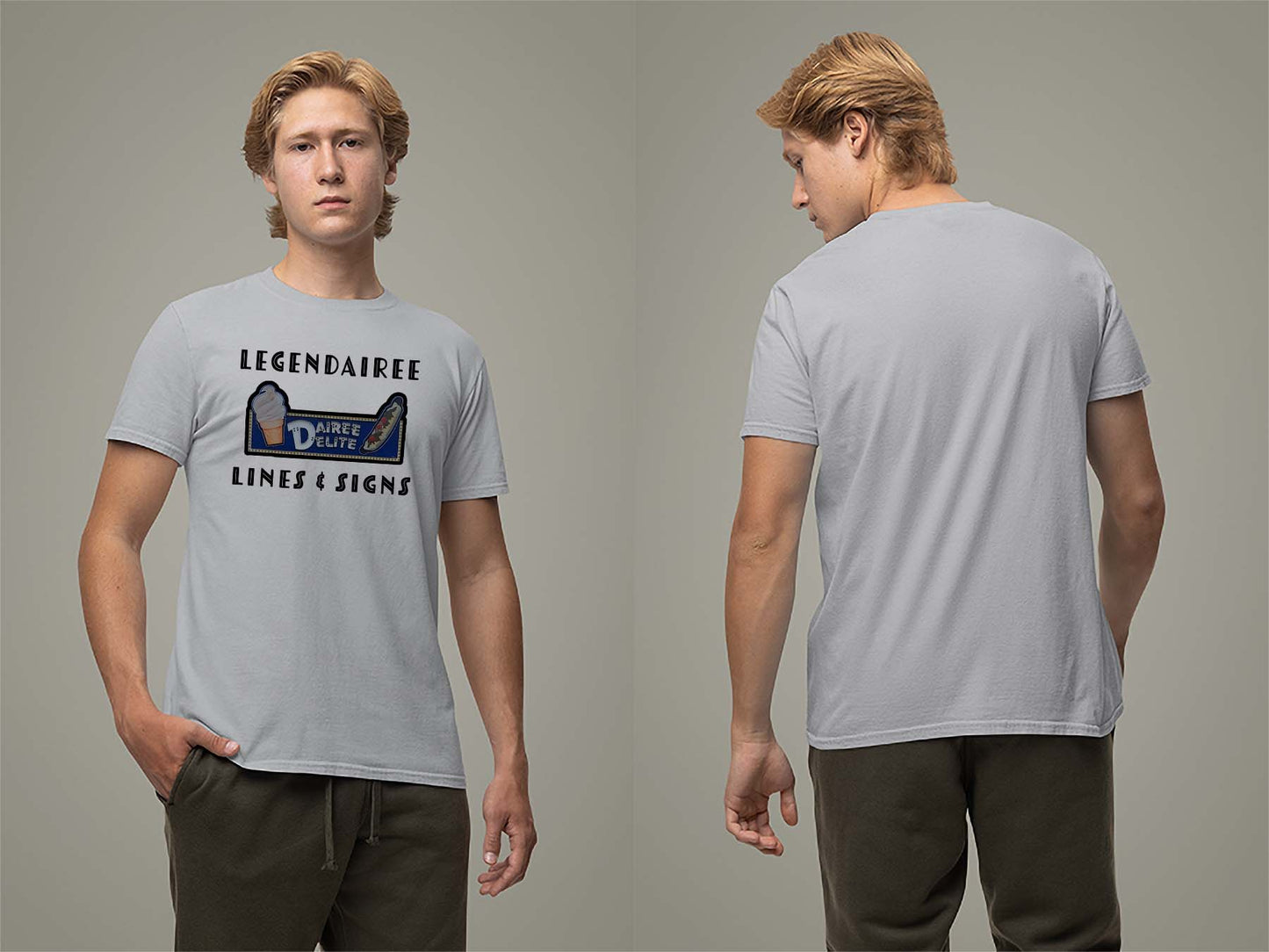Legendairee T-Shirt Small Sport Grey