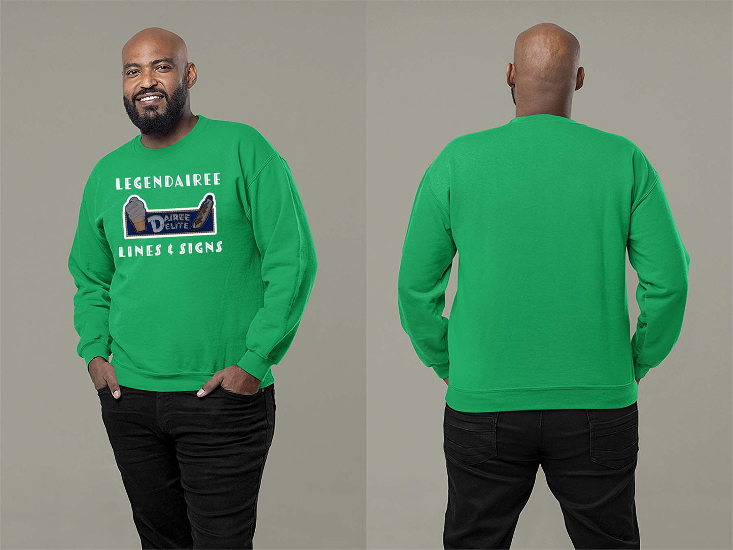 Legendairee Sweatshirt Small Irish Green