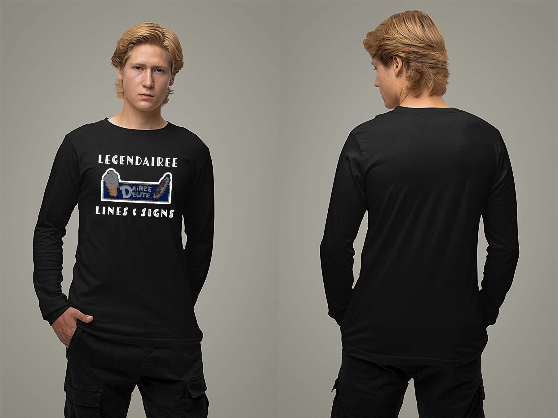 Legendairee Long Sleeve Small Black