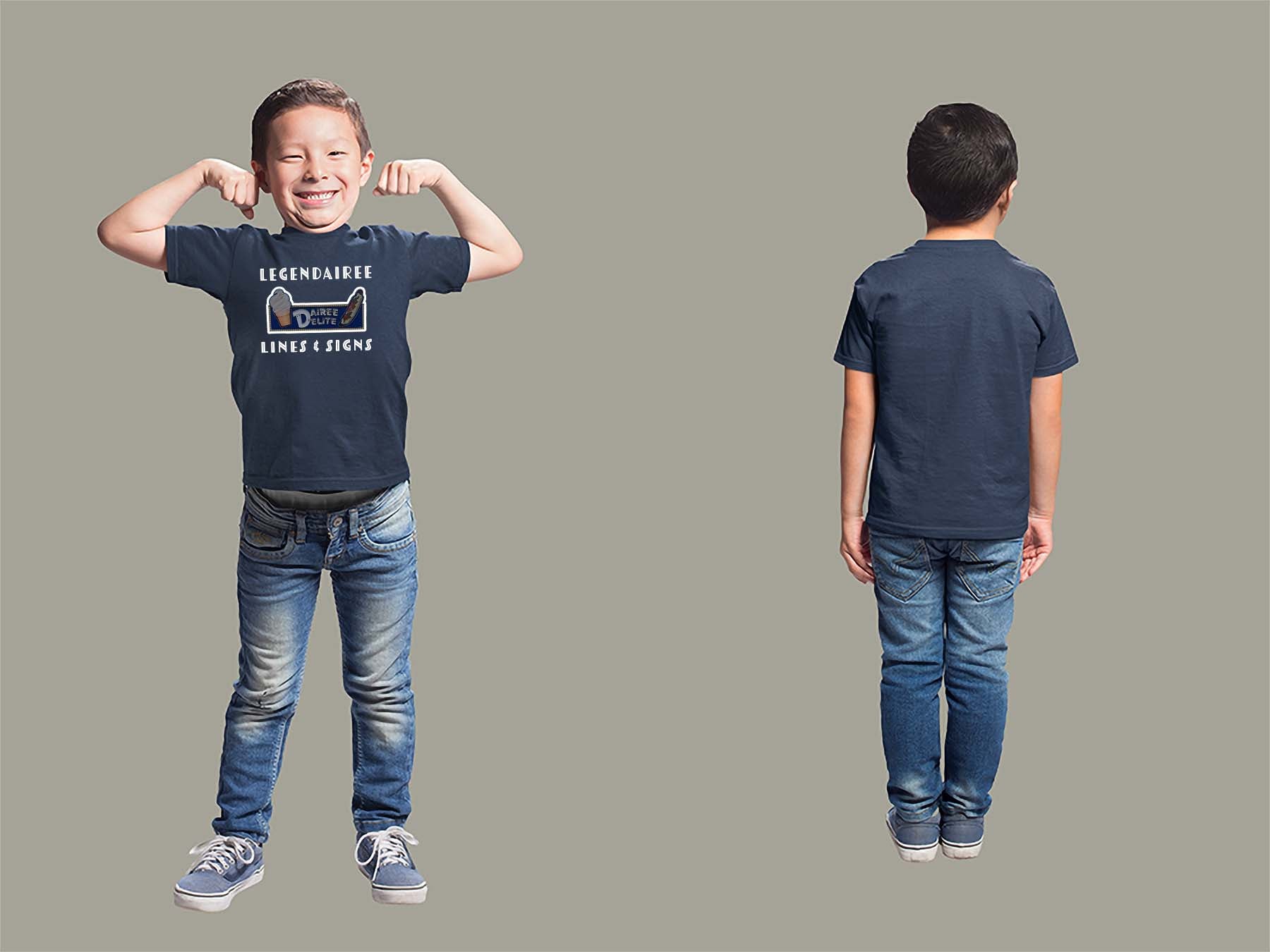 Legendairee Youth T-Shirt Youth Small Navy