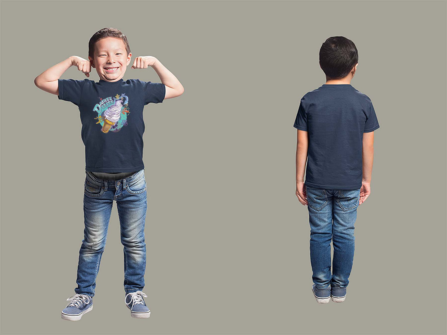 70th Anniversary Cone Youth T-Shirt Youth Small Navy