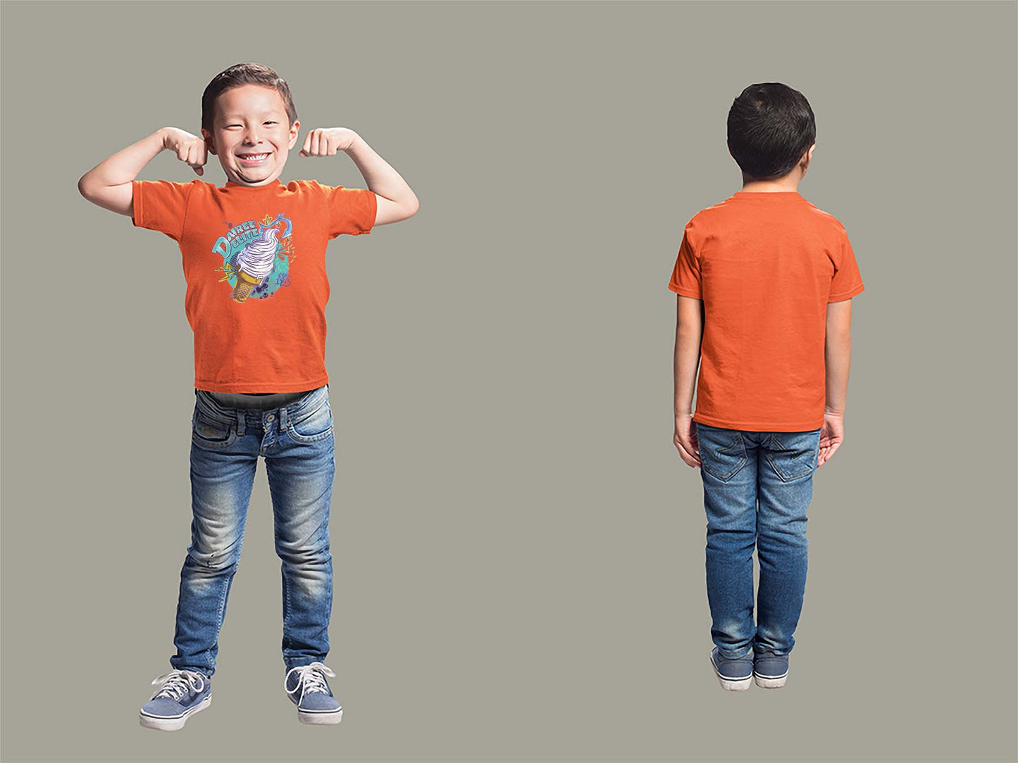 70th Anniversary Cone Youth T-Shirt Youth Small Orange