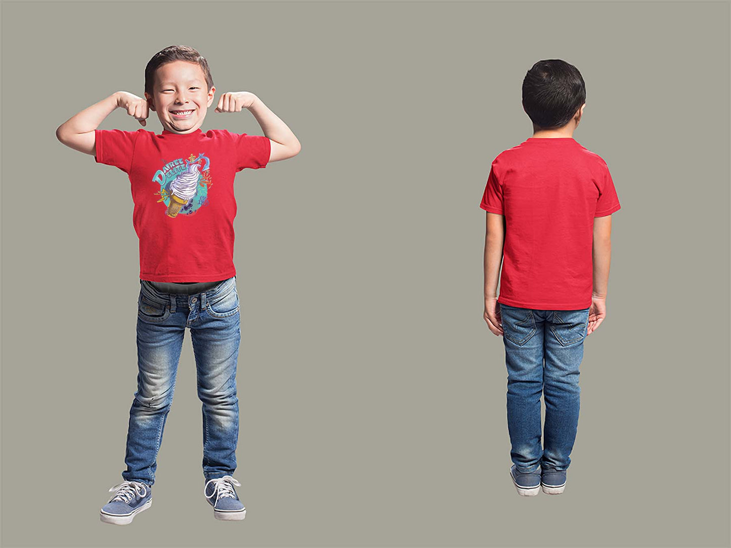 70th Anniversary Cone Youth T-Shirt Youth Small Red