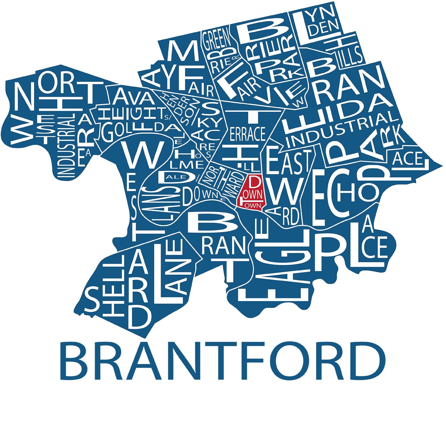 Brantford Blue Red