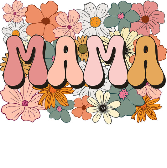 Mama Retro Flower