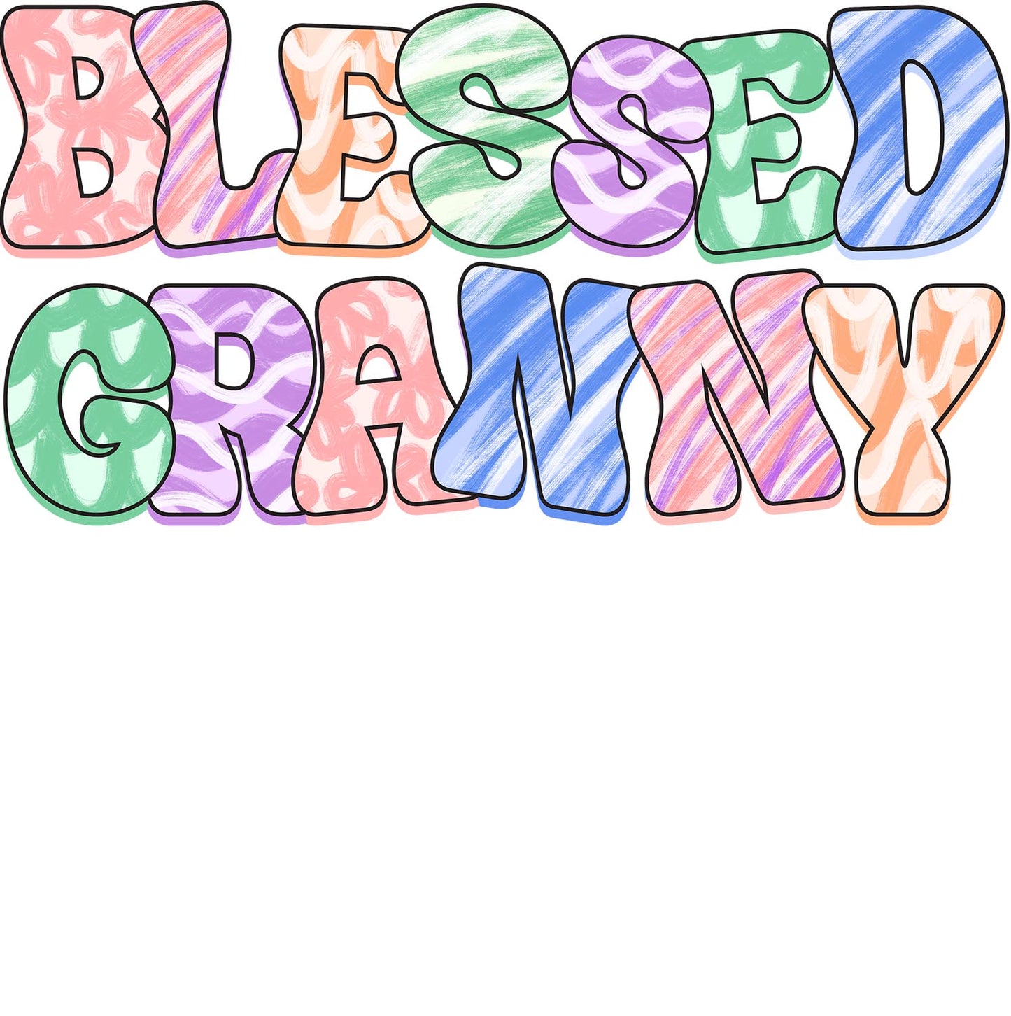 Blessed Granny Sublimation Mother'S Day copy