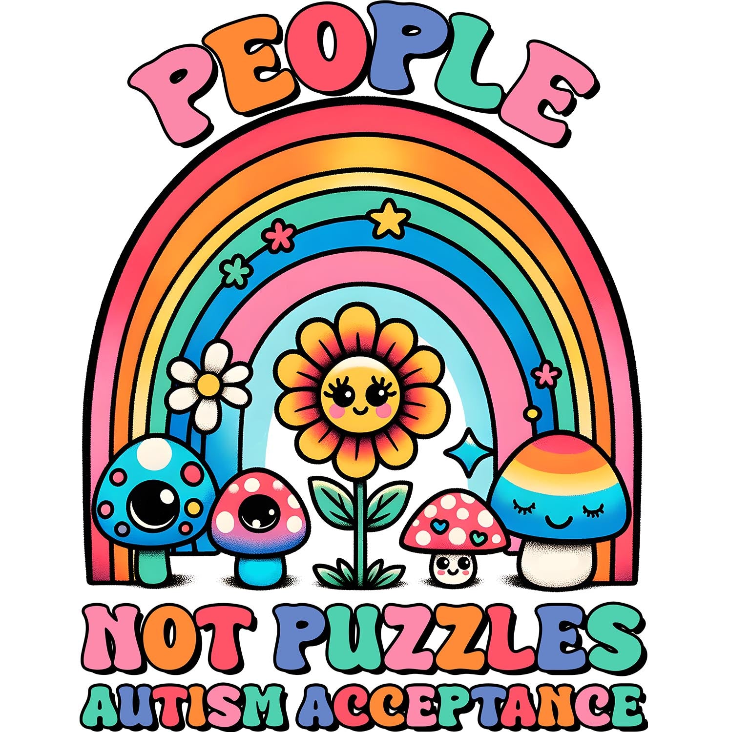 People Not Puzzles Rainbow