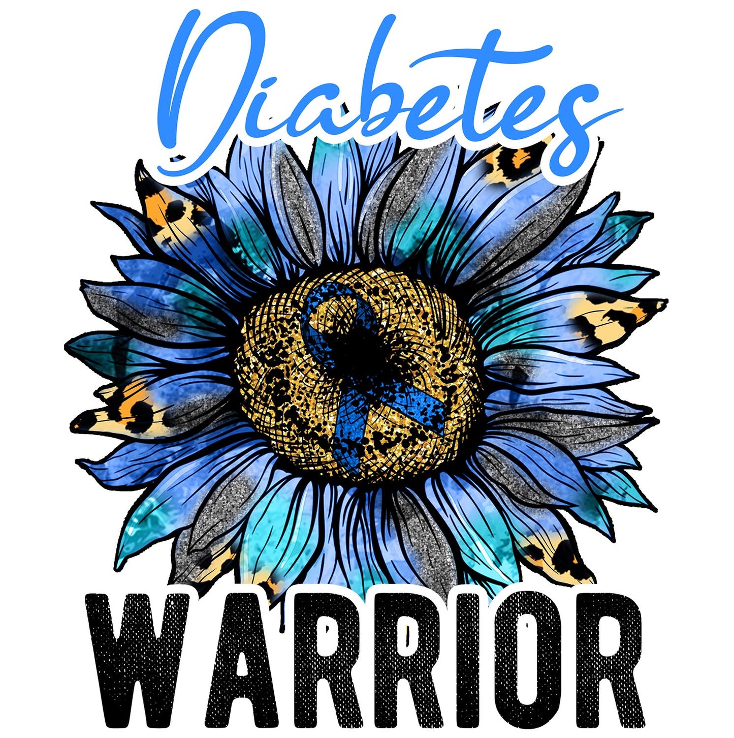 Diabetes Warrior Sunflower