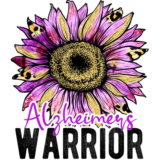 Alzheimers Warrior Sunflower