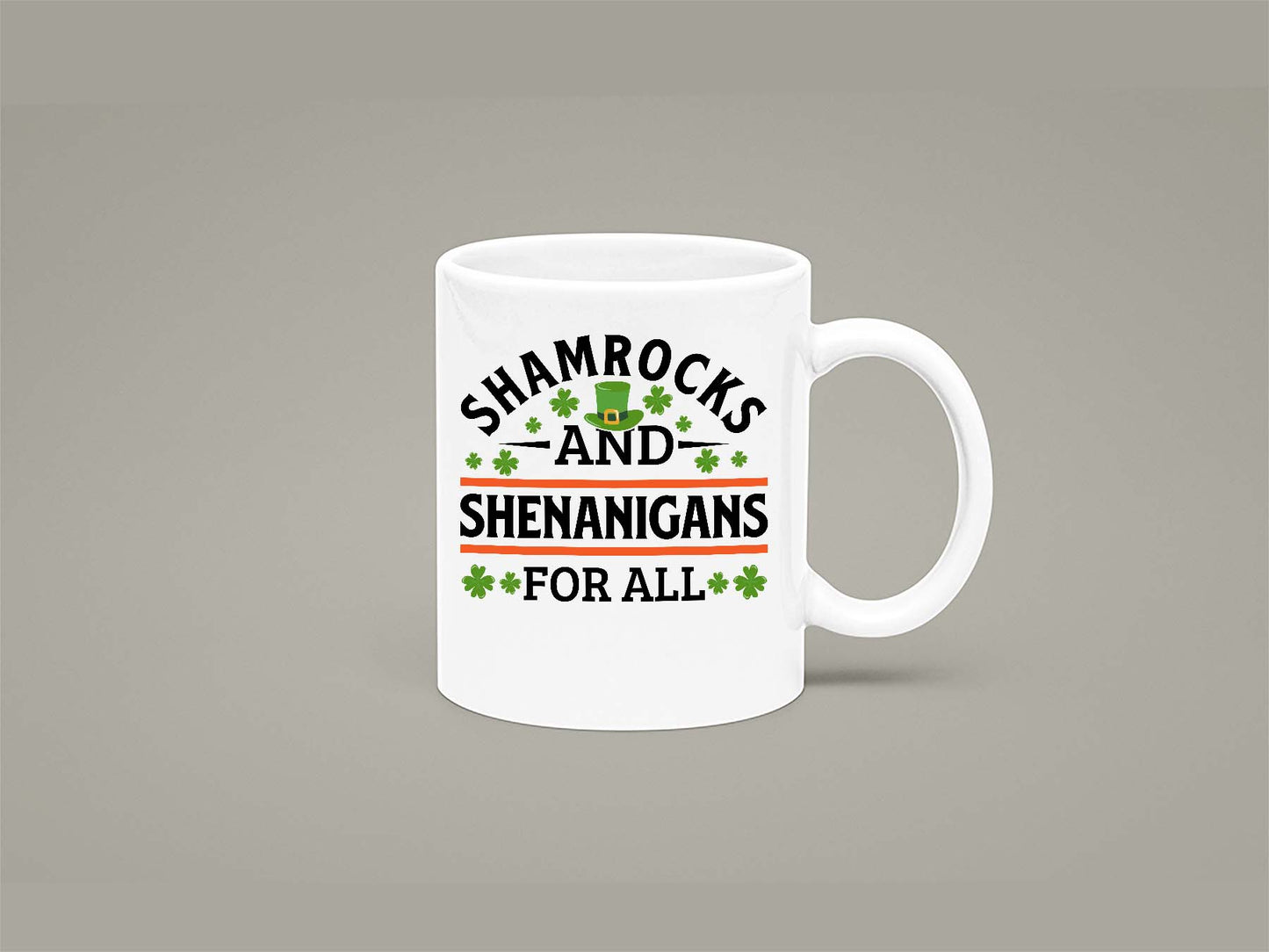 Shamrocks and Shenanigans Mug 11oz 