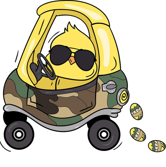 Chick Egg Car