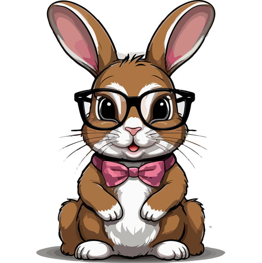 Easter Bunny With Glasses