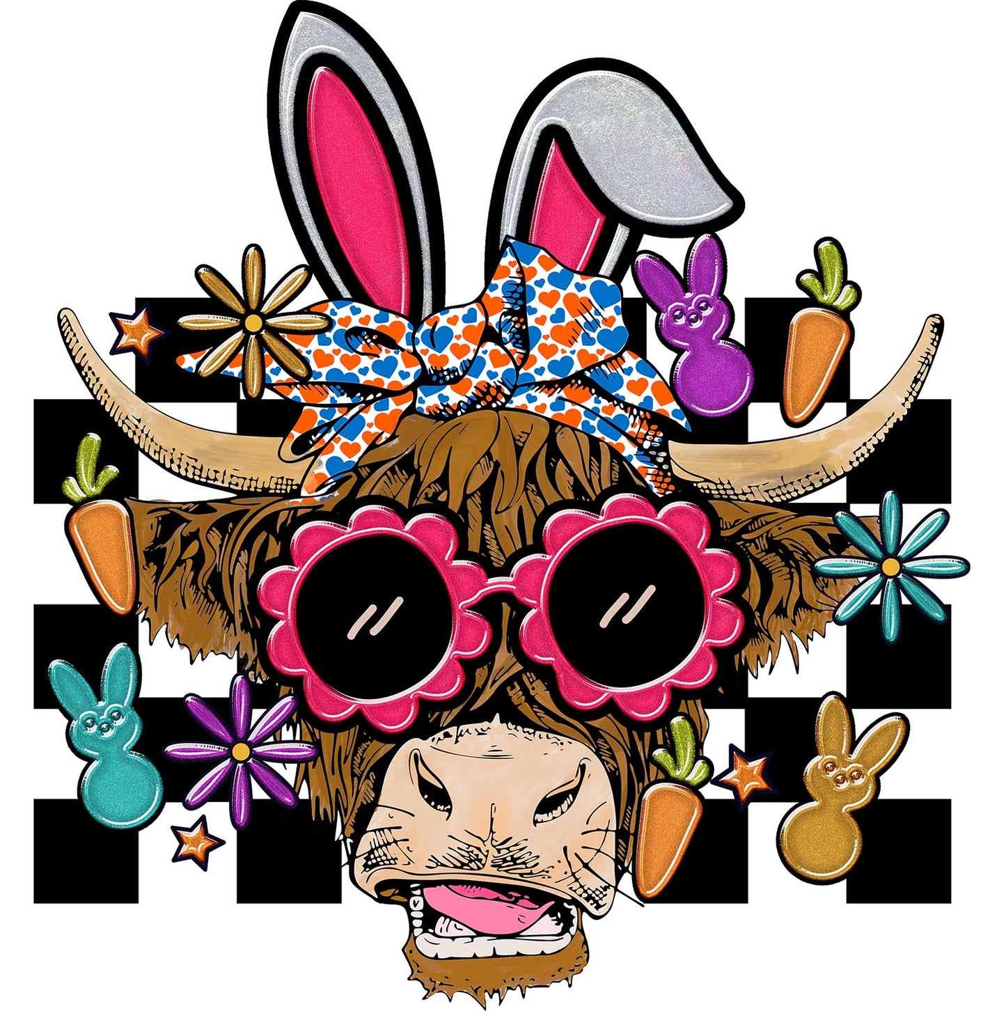 Easter Highland Cow