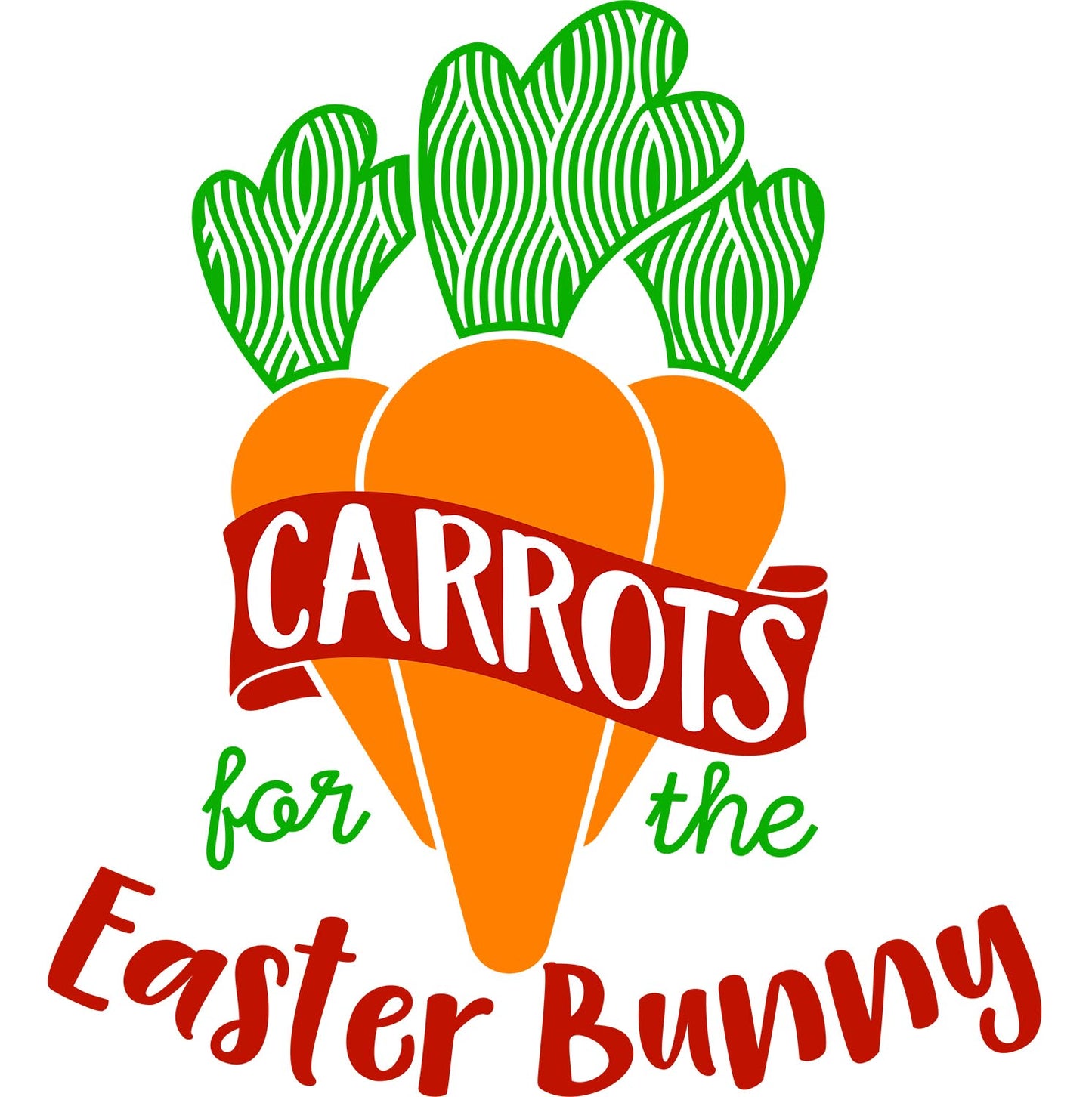 Carrots fort he Easter Bunny