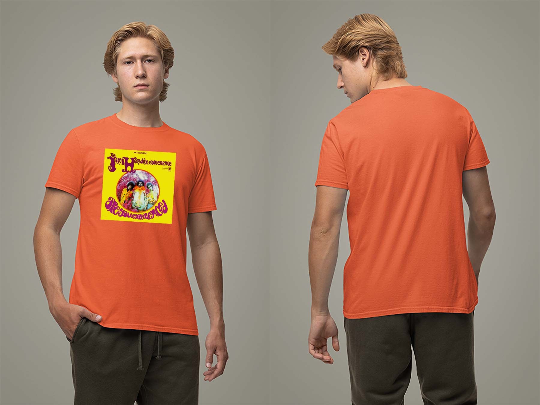 Are You Experienced T-Shirt Small Orange