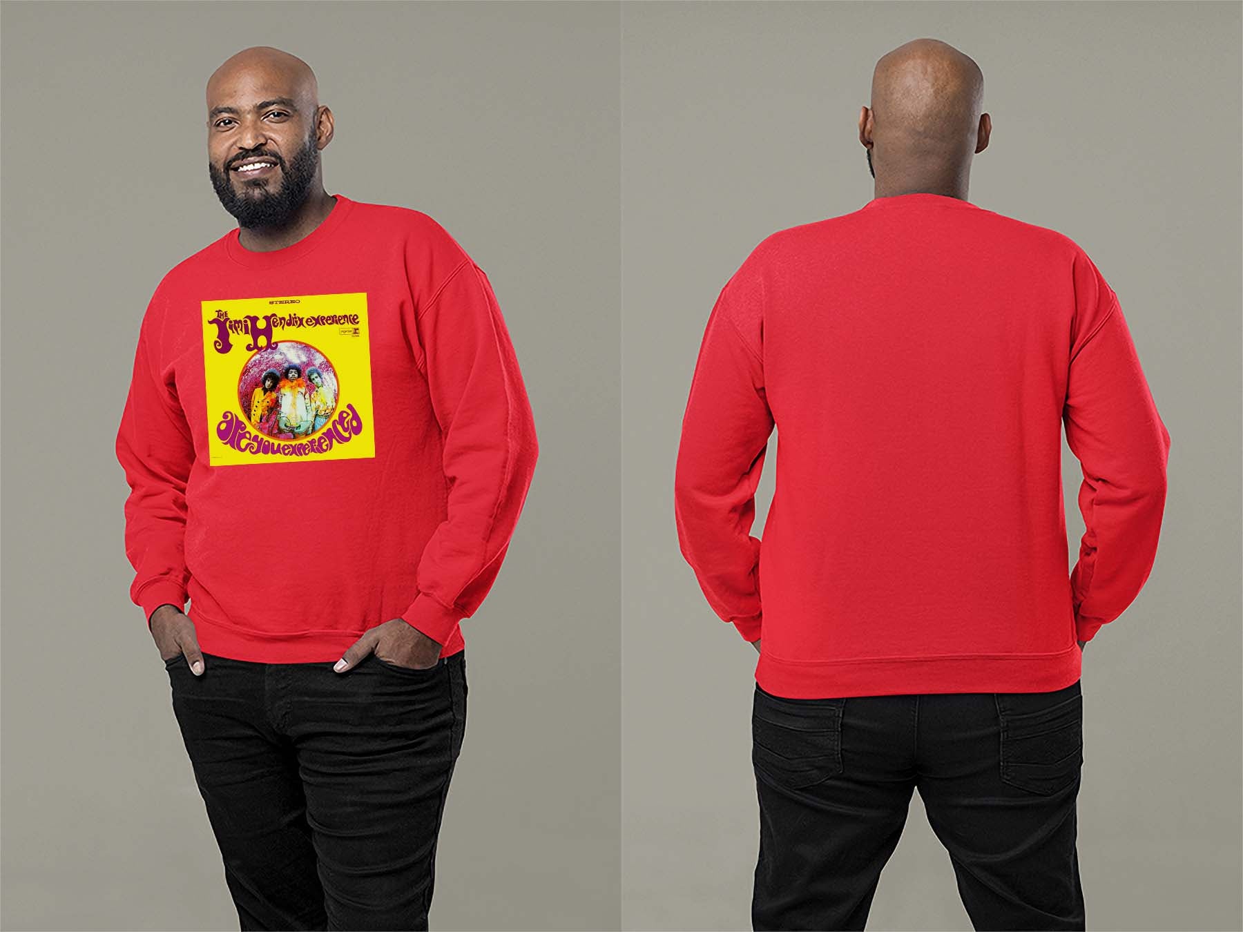 Are You Experienced Sweatshirt Small Red