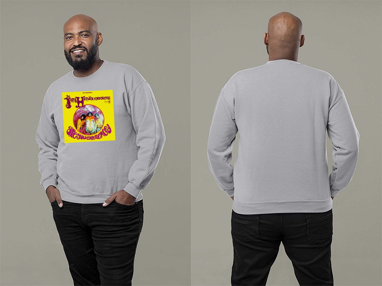 Are You Experienced Sweatshirt Small Sport Grey