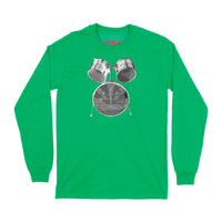 Greenwaters drum kit Long Sleeve T-shirt