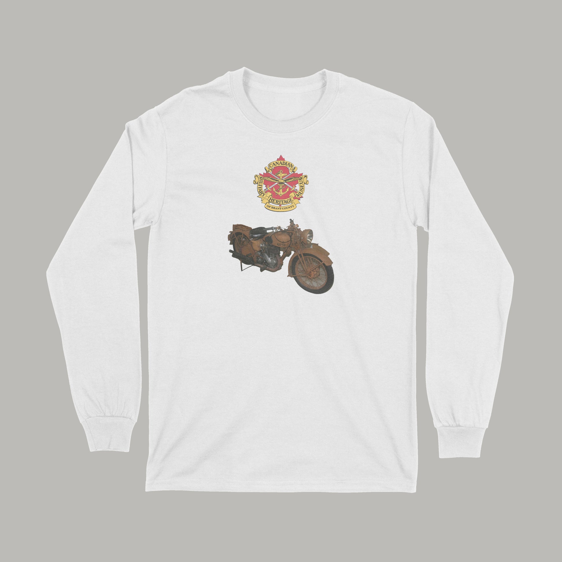 Brantford, Canadian Military Heritage Museum, Fat Dave, Long Sleeve, Museum, Norton, White