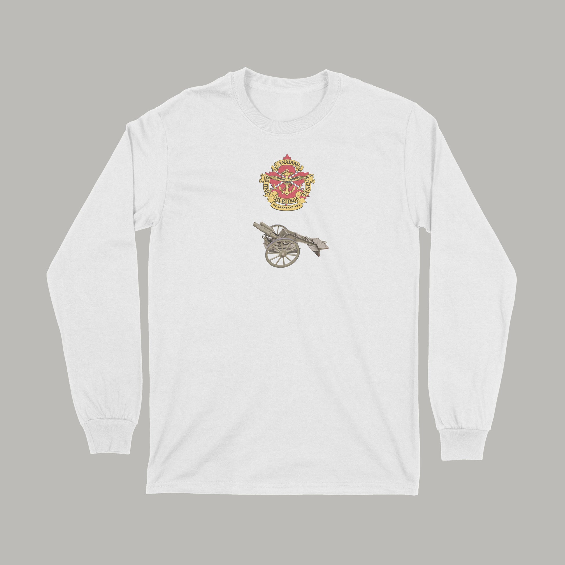 Brantford, Canadian Military Heritage Museum, Fat Dave, Long Sleeve, Mortar, Museum, White