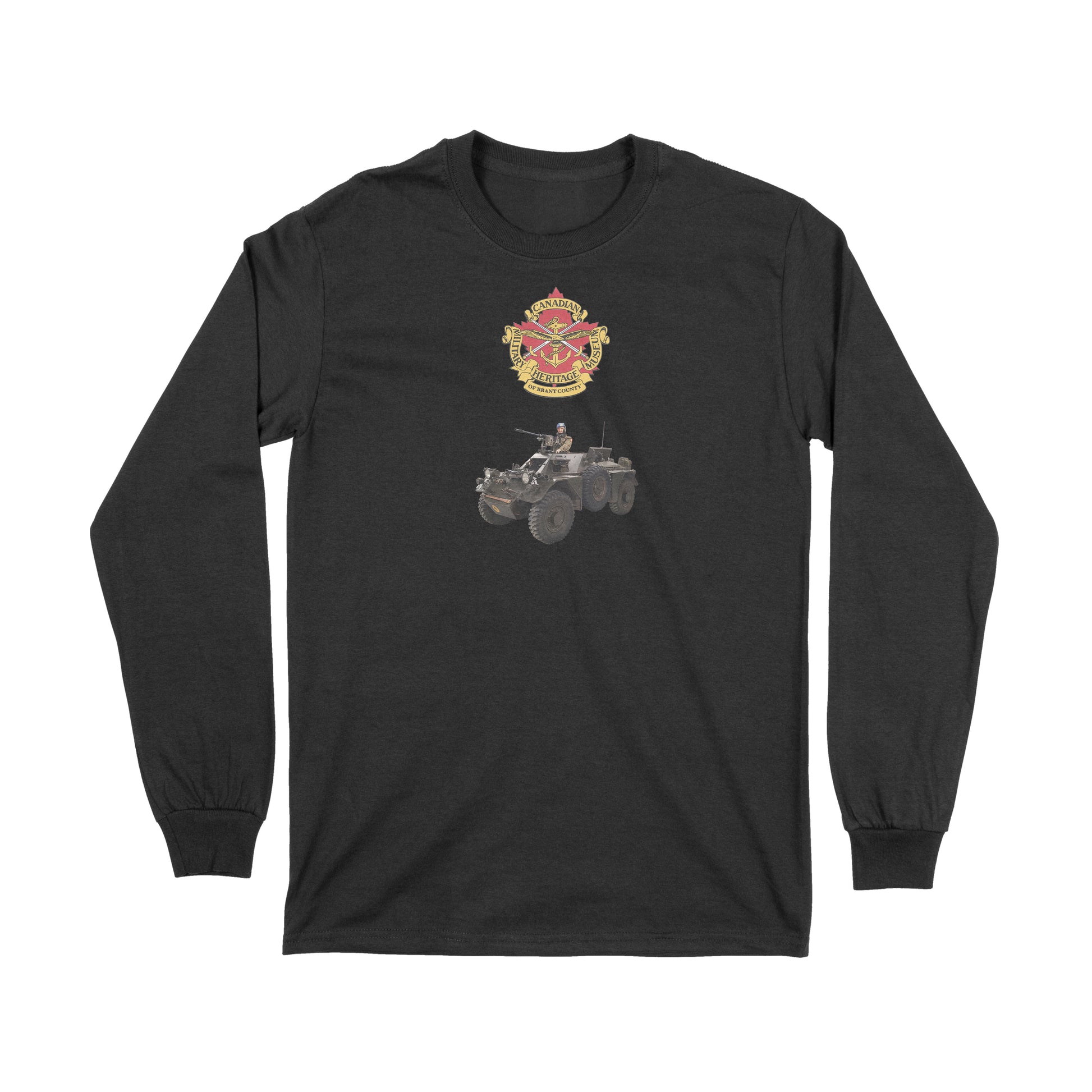 Brantford, Canadian Military Heritage Museum, Fat Dave, Ferret, Long Sleeve, Museum, Black