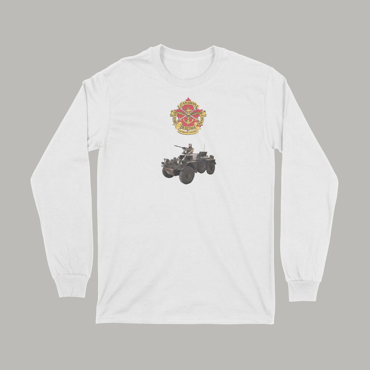 Brantford, Canadian Military Heritage Museum, Fat Dave, Ferret, Long Sleeve, Museum, White