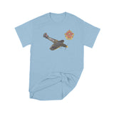 Brantford, Canadian Military Heritage Museum, Fat Dave, Museum, Spitfire, T-Shirt, Light Blue