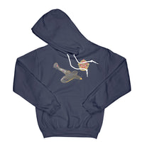 Brantford, Canadian Military Heritage Museum, Fat Dave, Hoodie, Museum, Spitfire, Navy Blue