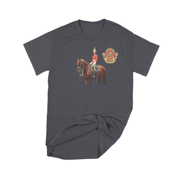 Brantford, Canadian Military Heritage Museum, Fat Dave, Mounted Dragoon, Museum, T-Shirt, Black