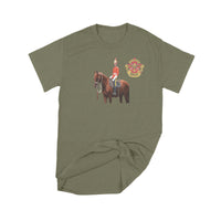 Brantford, Canadian Military Heritage Museum, Fat Dave, Mounted Dragoon, Museum, T-Shirt, Green