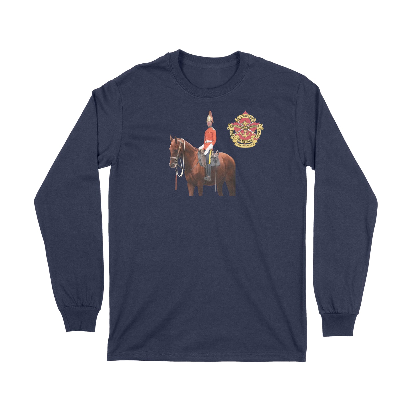Brantford, Canadian Military Heritage Museum, Fat Dave, Long Sleeve, Mounted Dragoon, Museum, Navy Blue