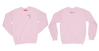 Avery Raquel Logo Sweatshirt Small Light Pink