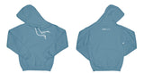 Avery Raquel Logo Hoodie Small Indigo Blue