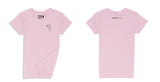 Avery Raquel Logo Ladies Crew (Round) Neck Shirt Small Light Pink